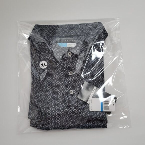 PGA TOUR Men's Mosaic-Print Polo Shirt - Picture 4 of 4